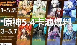 最新卡池爆料,新角色、新故事，精彩纷呈即将来袭！